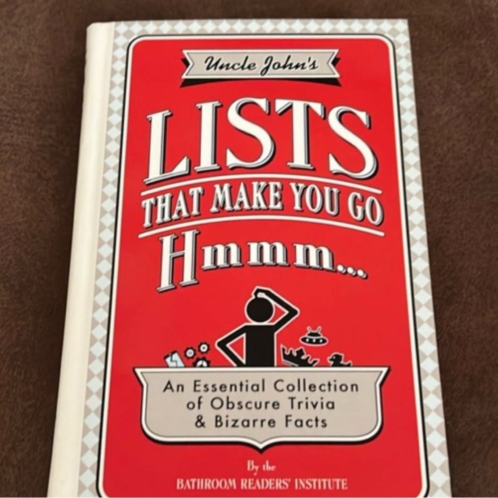 Red and White Trivia Book
